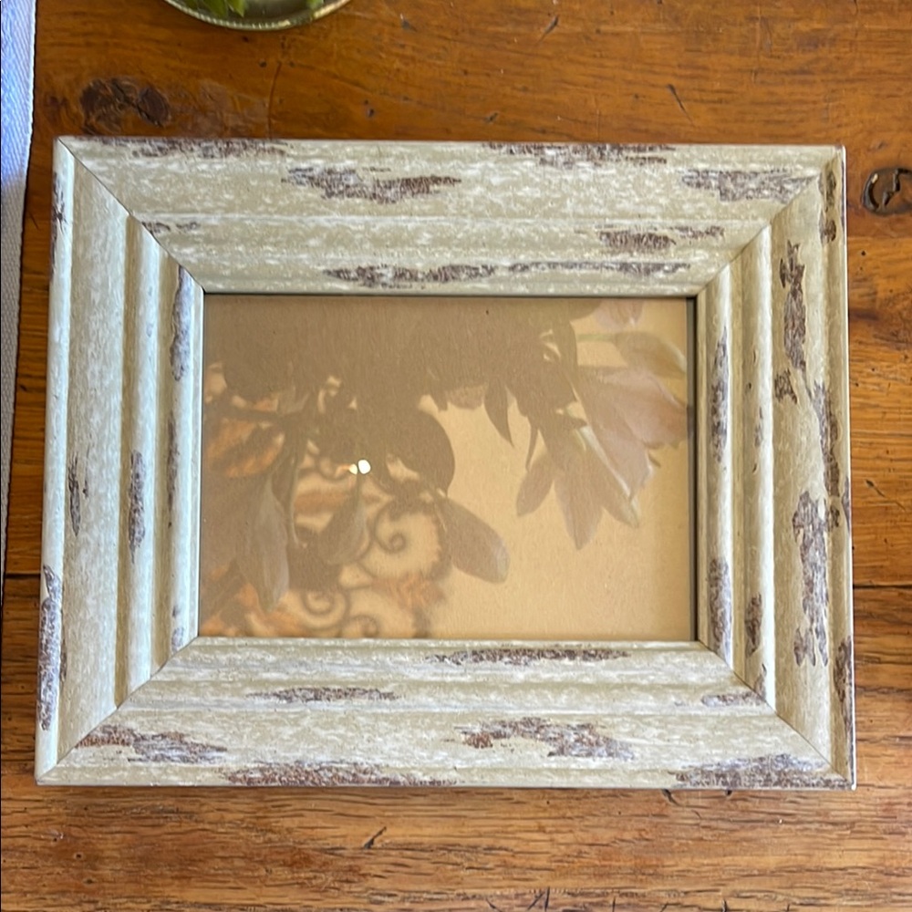 Rustic Cream Photo Frame 5x7